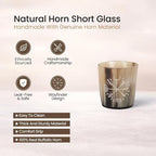 Handicrafts Home Viking Horn Shot Glasses Set of 4, Handmade Natural Ox Horn - Image 2