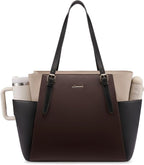 LOVEVOOK Laptop Tote Bag for Women, Leather Work Computer Briefcase Bag | Large by LOVEVOOK