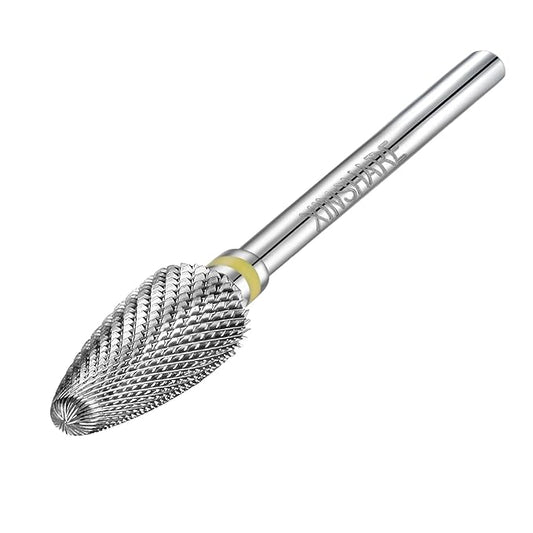 Nail Drill Bits 3/32" Carbide Professional Safety Tungsten Nail File Cone Drill Bit for Acrylic Nail Gel Cuticle cleaner Manicure Pedicure Nail Polishing, Beginner Salon, Extra Fine
