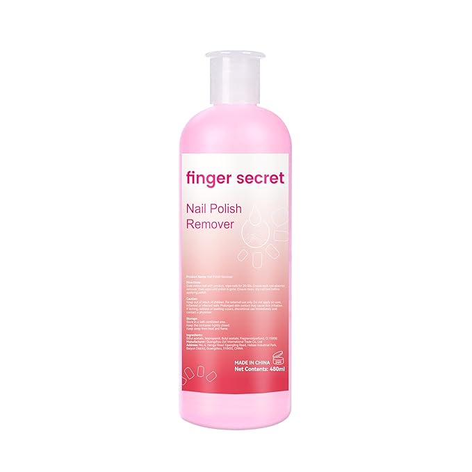 Nail Polish Remover for Nails,finger secret Nail Polish Remover 480ML,Gel Remover For Nails,Professional Gel Polish Remover for Quickly & Easily & Effectively Remove Gel Polish