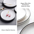 6-inch Small Porcelain Appetizer Plates, Snacks Plate - Image 5
