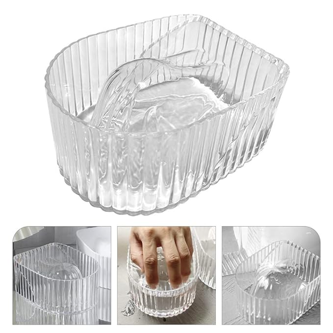Lurrose Manicure Soaking Bowl, Manicure Hand Soak Bowl, Nail Soak Off Tray Nail Tech Must Haves for Salon Spa