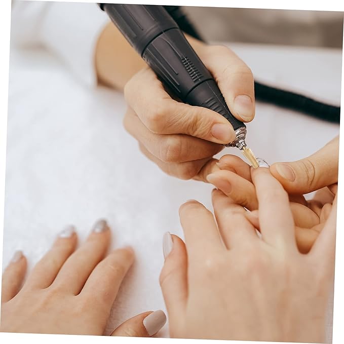 minkissy 2pcs Nail Polishing Grinding Head Manicure Grinding Tool Interchangeable Nail Art Bits for Salon