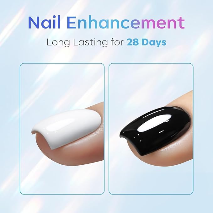 modelones Gel Top Coat, 15ml No Wipe Gel Nail Polish High Gloss Top Coat Shiny Long Lasting Clear Top for Acrylic Nails, Need U V/LED Lamp for Home DIY Gift and Fall Manicure Salon