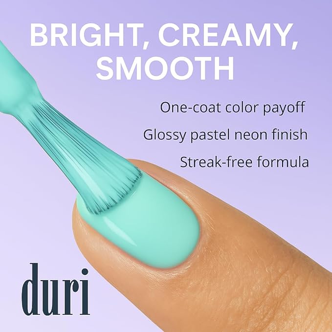 duri 109S Nail Soft Slumber Blush Nail Polish, Pastel, Full Coverage, Quick Drying, 0.45 Fl Oz