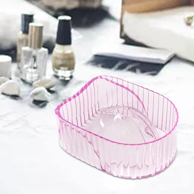Generic Hand Soaking Bowl Soak Off Finger Bowl, Soak Off Gel Polish Remover Bowl Nail Soak Off Bowl Nail Art Tool, Powder Remover Tools, for Home, Pink