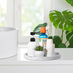 Silicone Bathroom Tray Coffee Table Decor Perfume Organizer, Waterproof - Image 2