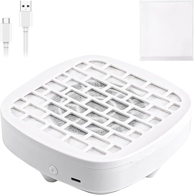 Portable Travel Nail Dust Collector, Compact Vacuum Fan Dust Collector for Beginner with Filter, Powerful Dust Suction Machine Manicure Pedicure Tool for Acrylic Nail Polishing, Salon & Home