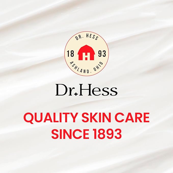 Dr. Hess Genuine Hand Cream, Nourishing lotion for Dry, Cracked Hands & Heels, Eczema Relief, with Lanolin, Beeswax, Olive Oil & Vitamin E, Cruelty-Free, Paraben & Sulfate-Free, 4 oz, 2 Pack