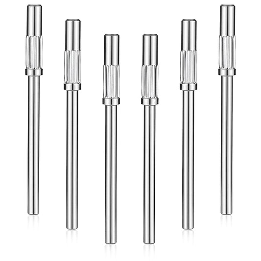 6 Pcs Mandrel Bits for Small Sanding Bands, 3.1 MM Mini Shank Nail Drills Bits for Electric Drill File Machine Mini Mandrel Nail Drill Bit, Manicure Accessory Acrylic Nails Manicure Pedicure