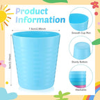 Eccliy 36 Pcs Kids Cups Bulk, 8 oz Plastic Toddler Drinking Cups Unbreakable - Image 3