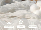 10Pcs White Cheesecloth Table Runner Wedding Bridal Boho Decorations | 35x120 - Image 4