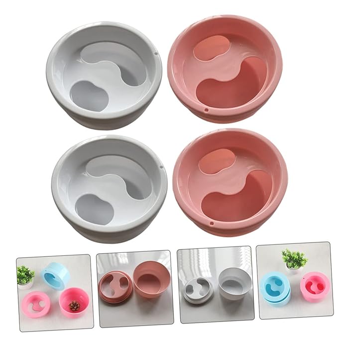 4pcs Manicure Soaker Bowl Hand Manicure Soaking Bowl Nail Art Uv Fake Manicure Bowl Luxury Nail Container s Tray Soak Haves Dip Spa Plastic Abs Random Color