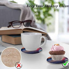 Space Planet Coasters for Drinks Absorbent Ceramic Drink Coaster for Coffee - Image 5