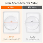 Lifewit 4 Pcs Extra Large Serving Tray - Image 4