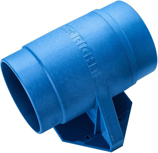 4” Mountable Dust Right Dust Collector Coupler - Reinforced ABS Plastic Dust Collection Hose - Shop Dust Collectors for Strength & Durability - Dust Collector Accessories for Single Shop-Vacuum Hose