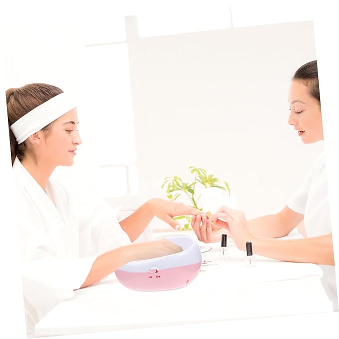 FRCOLOR Nail Art Gel Remover Soak Bowl for Manicure Care Electric Tool for Quick Nail Polish Removal Portable Design for Home Salon