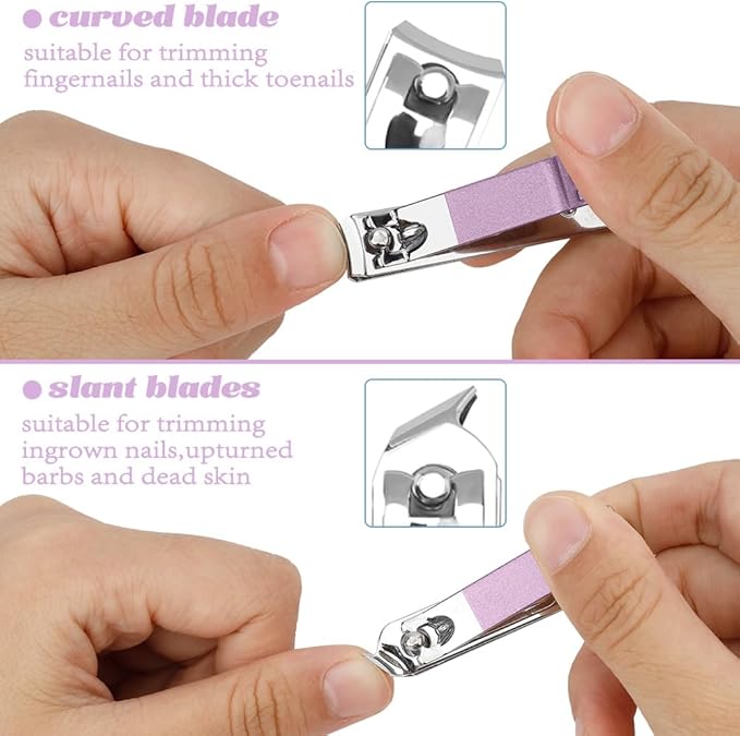 Manicure and Pedicure Kit,Nail Kit,Nail Clippers for Men,Stocking Stuffers for Women,Manicure Set,Stocking Stuffers for Men,Fingernail Clipper,Husband Gifts,Pedicure Tools for Feet,Boyfriend Gifts