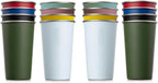16 Pack Stainless Steel Cups 16oz by Unknown