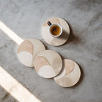VEYRO Ceramic Coasters Set of 4 – Absorbent Stone Drink Coasters - Image 9