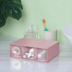 Desk Organizer 3 Drawers, Stackable Makeup Organizer, Small Toolbox | 1 Teir - Image 6