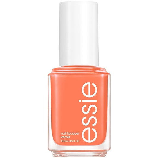 essie Nail Polish, Salon-Quality Muted Midtone Orange Nail Polish, Vegan, Frilly Lilies, 0.46 fl oz