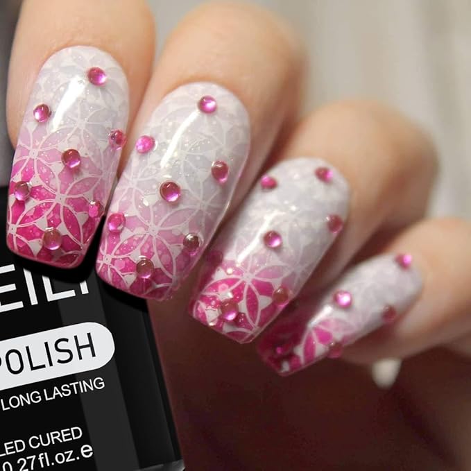 AIMEILI Gel Nail Polish, Hema Free, Cruelty Free, Vegan, Soak Off U V LED Nail Art for Women Girls Manicure Salon DIY Home - 1012 8ml
