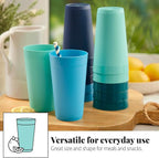 US Acrylic Newport 20 ounce Unbreakable Plastic Stackable Water Tumblers in 4 - Image 4