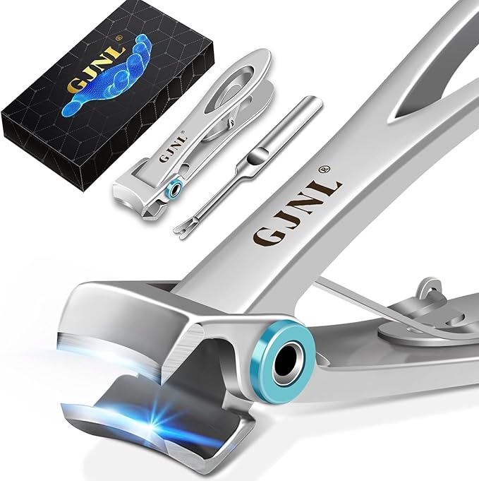 Nail Clippers for Men Thick Nails - 2025 Stocking Stuffers Gifts for Men,16mm Wide Jaw Opening Heavy Duty Large Toenail Clippers, Christmas Xmas Presents Gifts for Dad