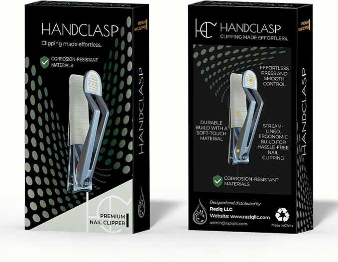 Nail Clippers for Seniors, Fingernails, Special Needs, Thumb Rest for Comfort, Arthritis, Tremors, Ergonomic Grip, Wide Jaw, Premium Stainless Steel, Ultra Sharp Curved Edge, Convenience