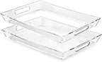 Clear Plastic Serving Tray by Unknown