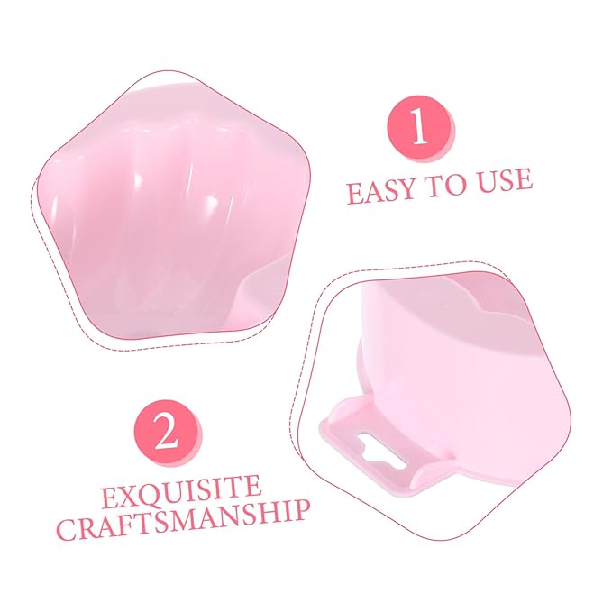 1pc Pink Single-layer Soaking Bowl for Nail Care and Manicure Nail Removal Container for Cuticle Softening and False Removal Suitable for Home Salon Use