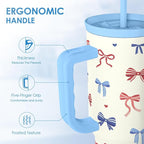 SANDJEST American Flag 40oz Tumbler - Image 3