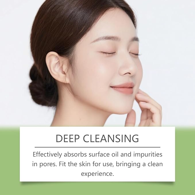Holy Basil Bubble Deep Mask – Holy Basil & Carbonated Water for Cleansing Pores & Blackheads, Korean Clay to Bubble Wash-Off Pack (90g / 3.17 oz)