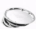 4-Pack 15.7" x 11.8" Silver Serving Trays by Zenovlux