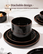 Line Porcelain Dinnerware Set, dish set - Image 6