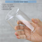 EIKS 2 Pack Drinking Glasses Crystal Clear Cups, 400ml/13.5oz | - Image 5