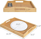 RRX Bamboo Food Serving Tray - Image 3