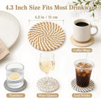 MAQIHAN 8 PCS Coasters for Drinks - Image 4