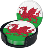 Welsh Flag Coasters for Drinks - Image 2
