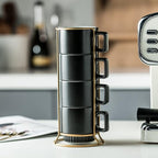 Miamolo Stackable Coffee Mugs - Image 4