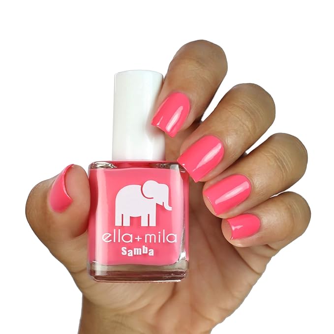 ella+mila Professional, Quick Dry, Long-Lasting & Chip-Resistant Pink Nail Polishes (Pinktini - 0.45 fl oz)