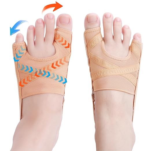 Bunion Corrector for Women and Men,Union Relief Protector Guards for the Thumb and Little Toe,Toe Corrector for Left and Right Foots, 1 Pair (XL)