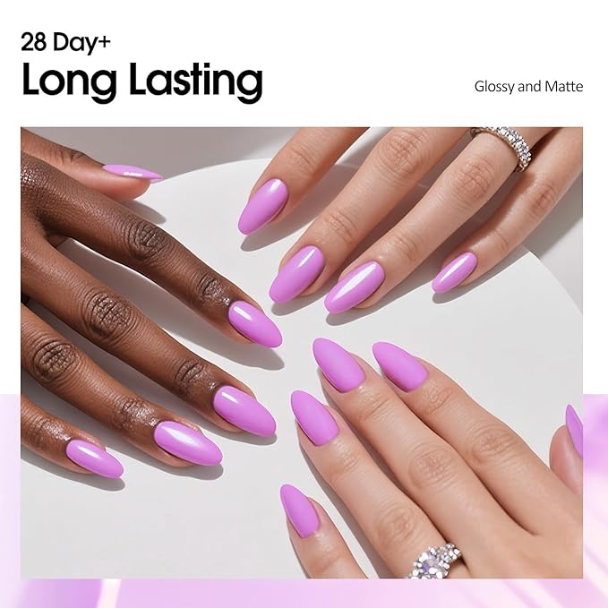 VENALISA Purple Gel Nail Polish 1 Pcs 10ML Soak Off UV Gel Salon Manicure DIY at Home Nail Art For Girls Women