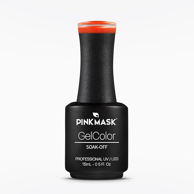PINK MASK Gel Color Nail Polish Tiffany - Col. She Is So Jelly 15ml / o.5 oz - UV/LED Gel Polish, Non Wipe, Long Lasting, Soak Off Formula
