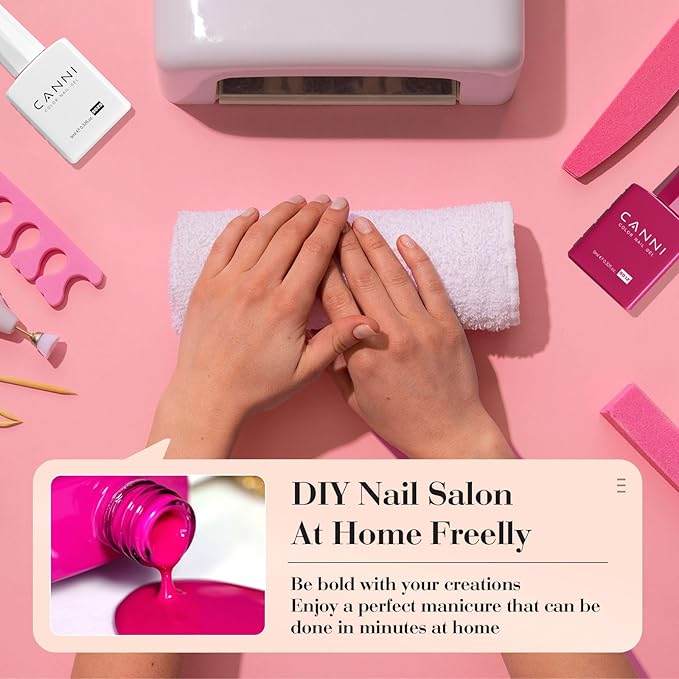 CANNI 6 Colors 9 Ml Jelly Gel Nail Polish Set- Neutral Transparent Jelly Nude Pink Colors Sheer Gel Polish Kit, Soak Off LED Nail Gel Manicure Kit DIY at Home Salon Gifts