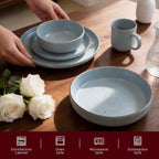 HomeVSS 20-Piece Dinnerware Set - Image 3