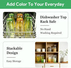 20oz Plastic Reusable Drinking Glasses 6PCS, Vibrant Tumblers - Image 5