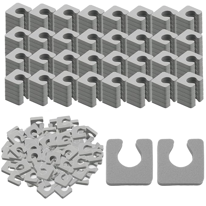 600 Pcs Toe Separators for Women Pedicure, Soft Foam Finger Divider Spacer Set, Nail Polish Art Painting Pedicure Supplies Suitable for Spa Salon Beauty Foot Therapy, Gray
