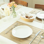 Placemats Set of 8 Vinyl/Plastic Woven Place Mats - Image 7